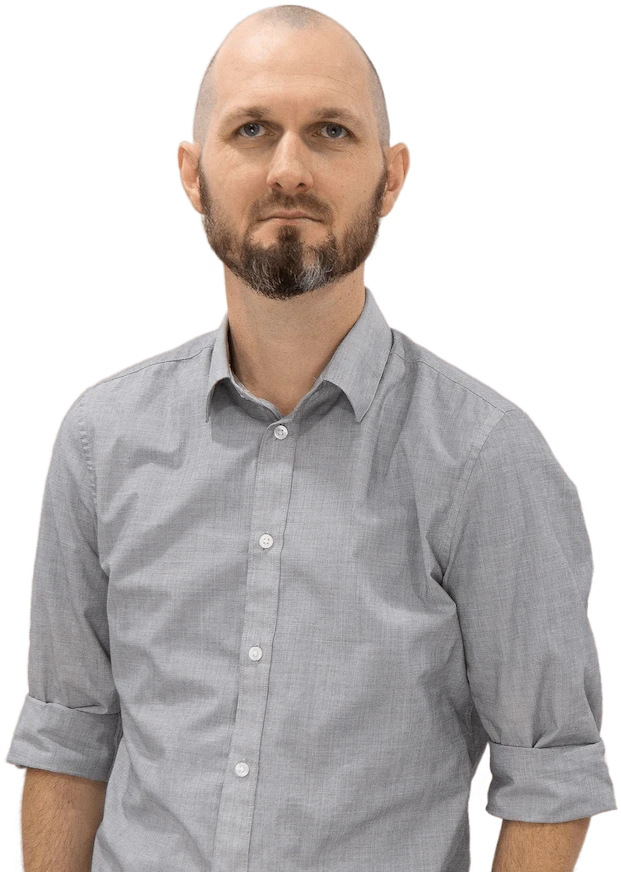 Professional headshot portrait of Franz Wiebe, Product Engineer